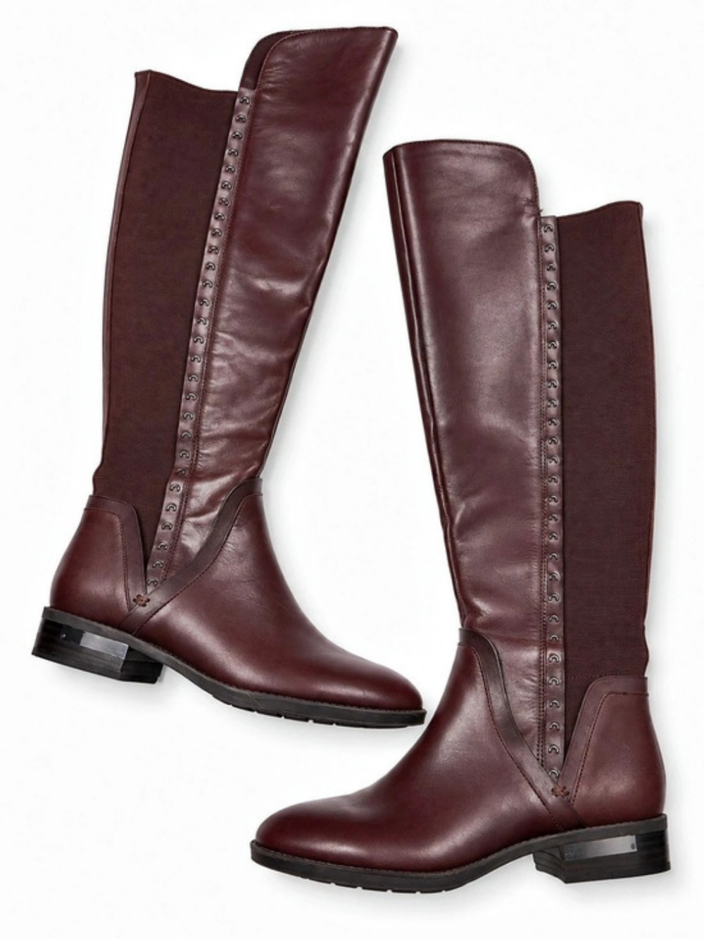 Vince Camuto Size 7.5 VC-Pardonal Leather Tall Heeled Boots